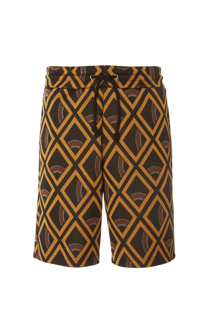 Maison Margiela Printed Cotton-blend Shorts