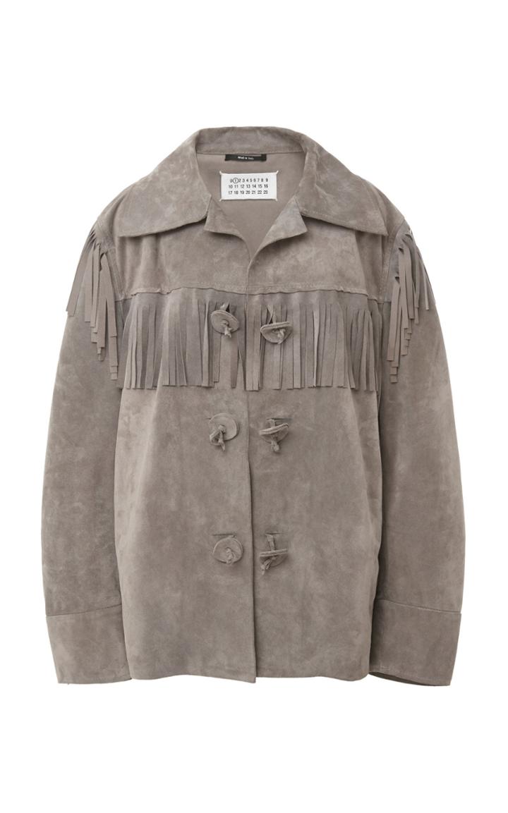 Maison Margiela Fringed Suede Jacket