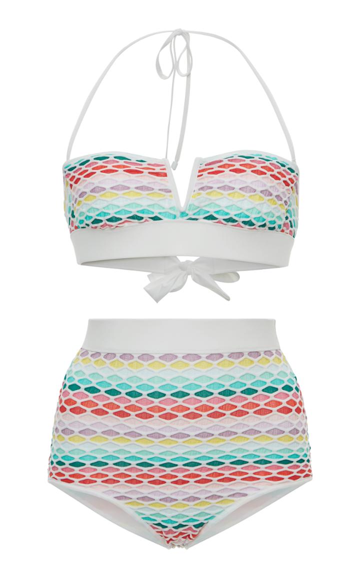 Missoni Mare Multi Rainbow Color Bikini Set