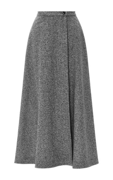 Tome Fine Tweed A-line Skirt