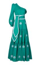 Hester Bly Nancy Peacock One-shoulder Dress