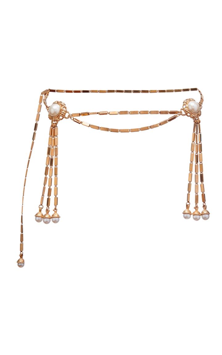 Moda Operandi Markarian Viviana 18k Gold Plated Tassel Belt