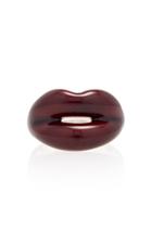 Hot Lips By Solange Black Cherry Sterling Silver Ring