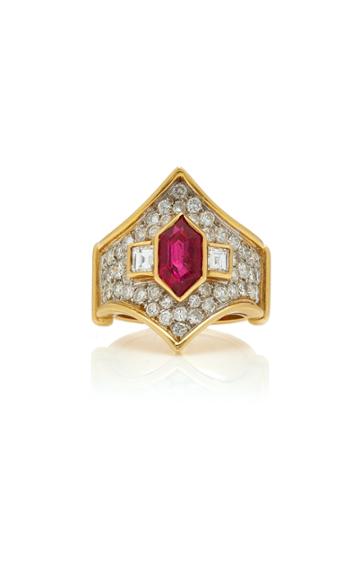 Eleuteri Ruby And Diamond Ring