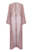 Cloe Cassandro Lea Printed Silk Maxi Coverup Dress