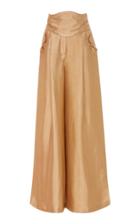 Rosie Assoulin Rope A Dope Wide Leg Linen Blend Pants