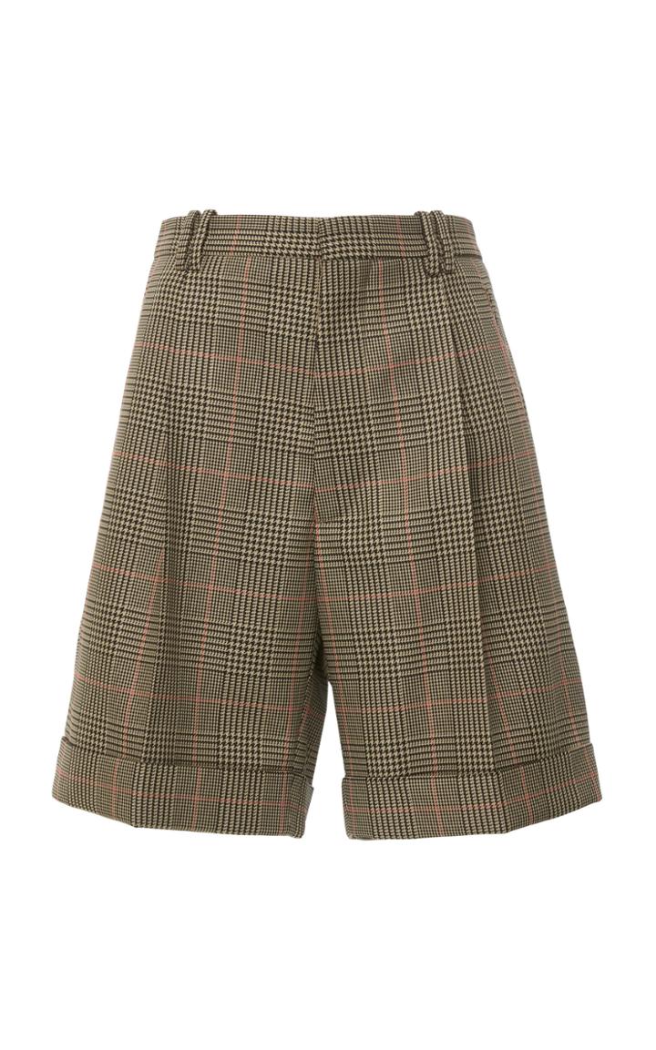Maison Margiela High-rise Plaid Shorts