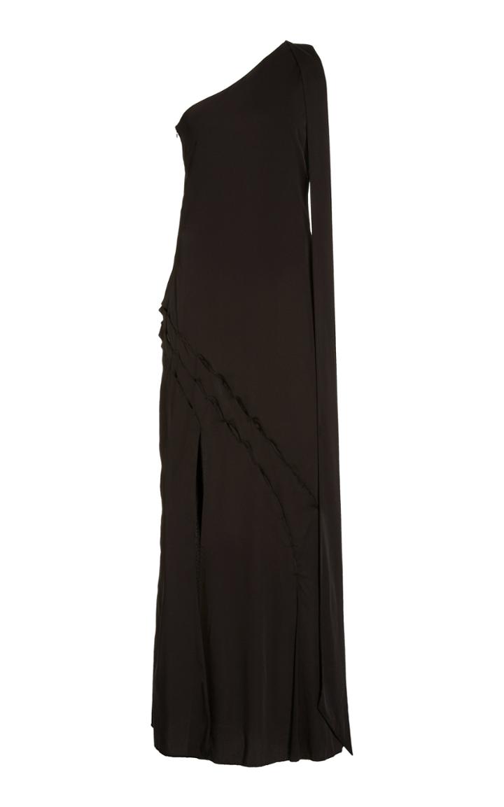 Moda Operandi Cult Gaia Eris One-shoulder Georgette Gown