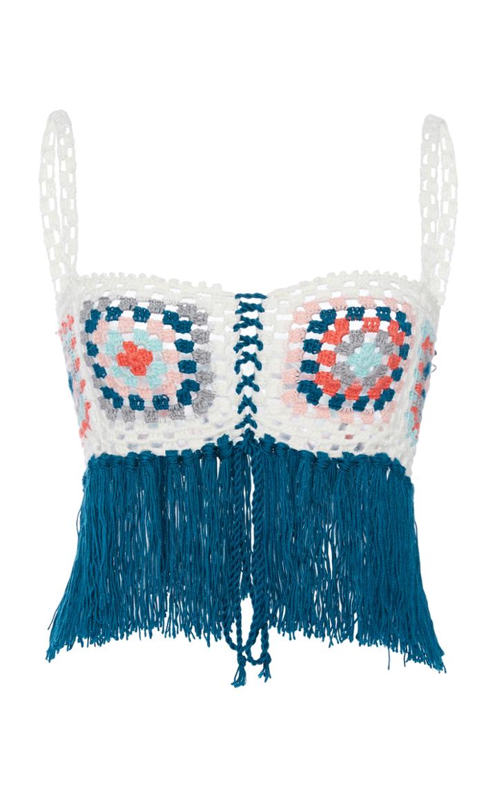 My Beachy Side Bisou Crochet Crop Top