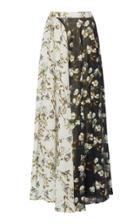 Off-white C/o Virgil Abloh A-line Floral Crepe Skirt
