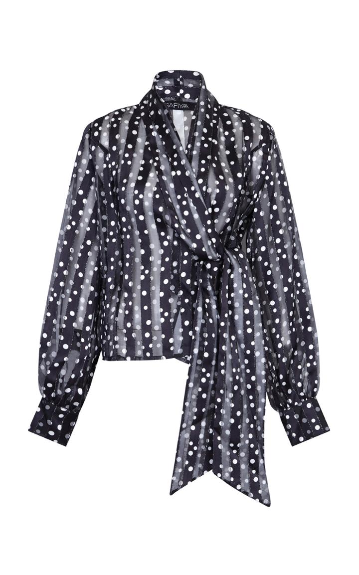 Safiyaa Zia Wrap Blouse