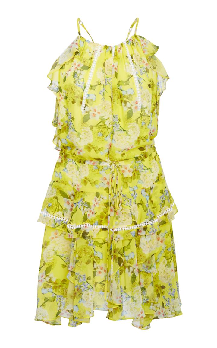 Marissa Webb Starla Silk Print Dress
