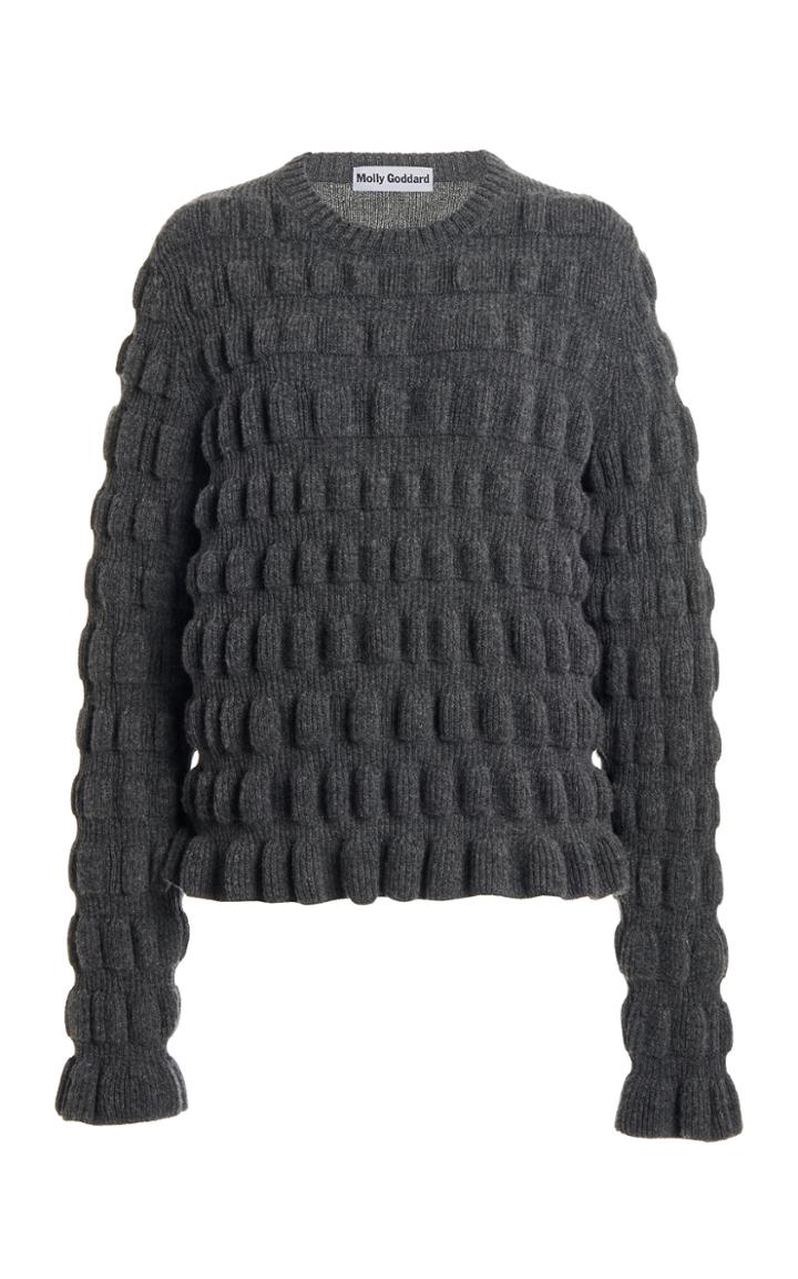 Moda Operandi Molly Goddard Sienna Textured Wool Sweater