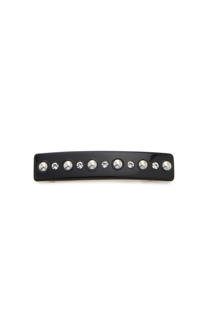 Mc Davidian Studded Crystal-embellished Acetate Hairclip