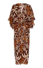 Moda Operandi Johanna Ortiz Capas De Sabiduria Split Crepe De Chine Midi Dress Size: