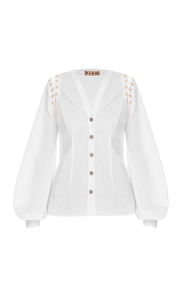 Flow The Label Long Sleeve Button Up Top