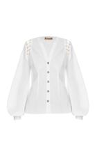 Flow The Label Long Sleeve Button Up Top