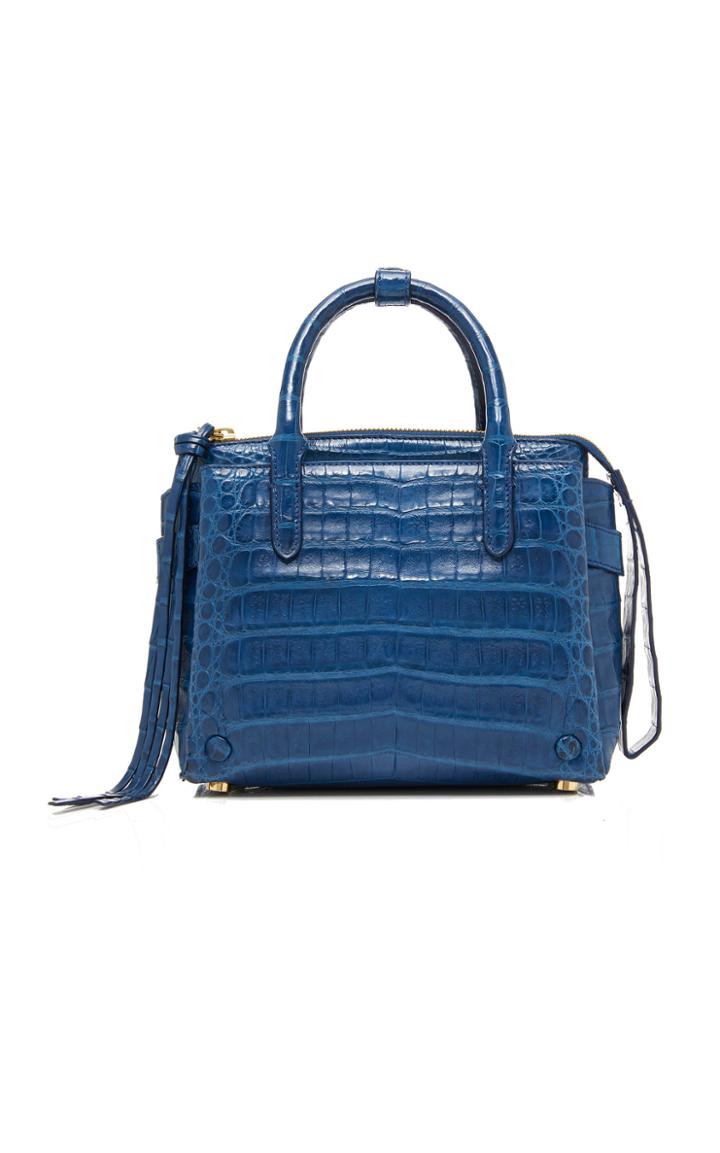 Nancy Gonzalez Mini Crocodile Cristie Tote With Pouchette