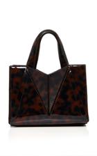 Cushnie Et Ochs Mini James Tote In Tortoise