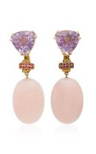 Sorab & Roshi 18k Gold Multi-stone Clip Earrings