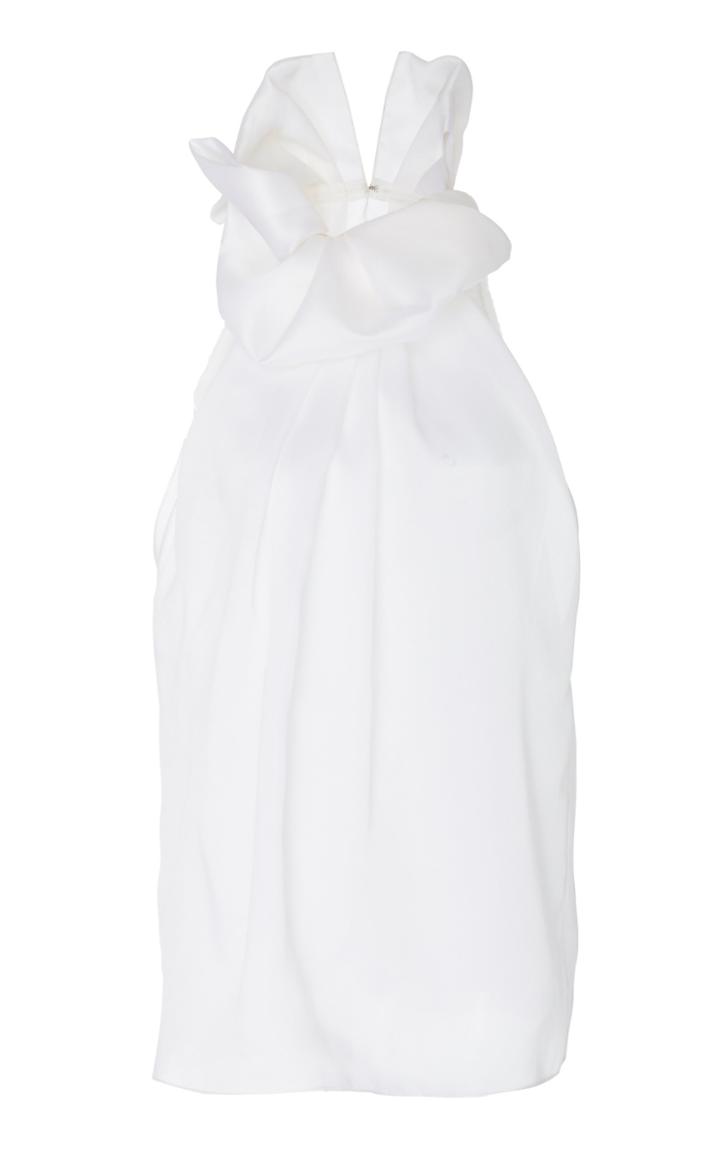 Prabal Gurung Sonipat Silk Halter Blouse
