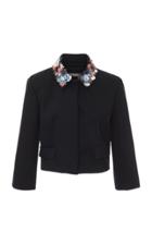 Zac Posen Embellished Collar Blazer