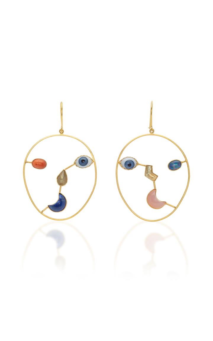 Grainne Morton Face Earrings