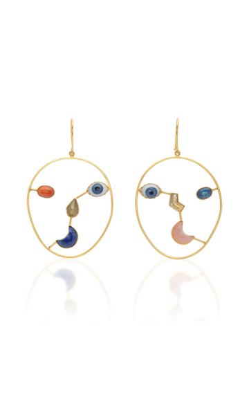 Grainne Morton Face Earrings