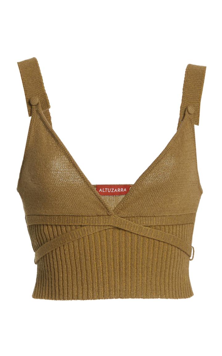Moda Operandi Altuzarra Briallen Cashmere-cotton Top