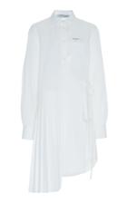 Off-white C/o Virgil Abloh Wrap Panel Cotton Dress