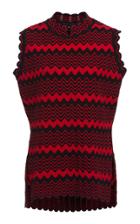 Simone Rocha Mandarin Wiggle Ribbing Knit Vest