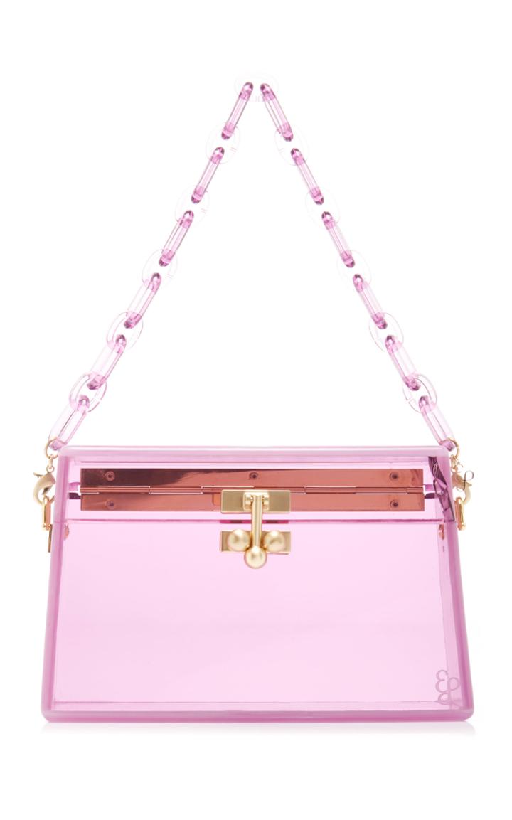 Moda Operandi Edie Parker Miss Mini Acrylic Color Block Top Handle Bag