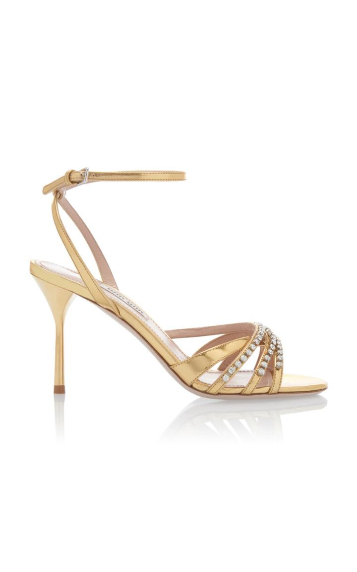 Miu Miu Embellished Strappy Heels