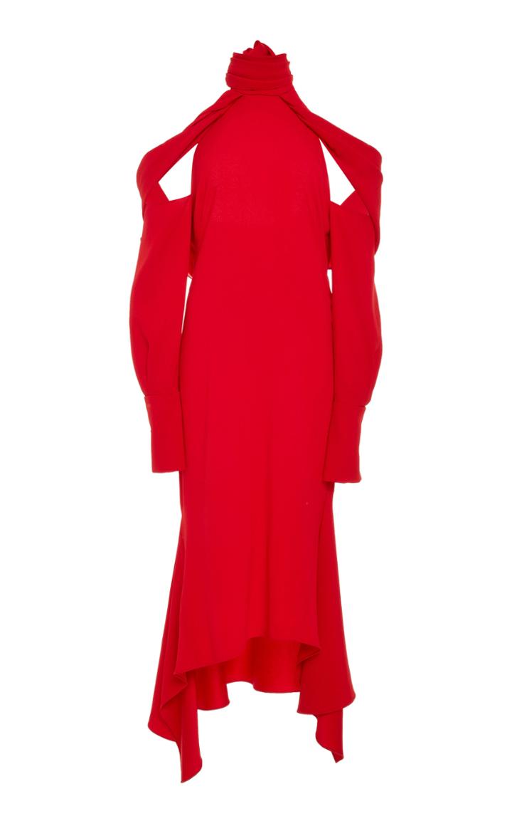 Monse T-neck Drape Hem Dress