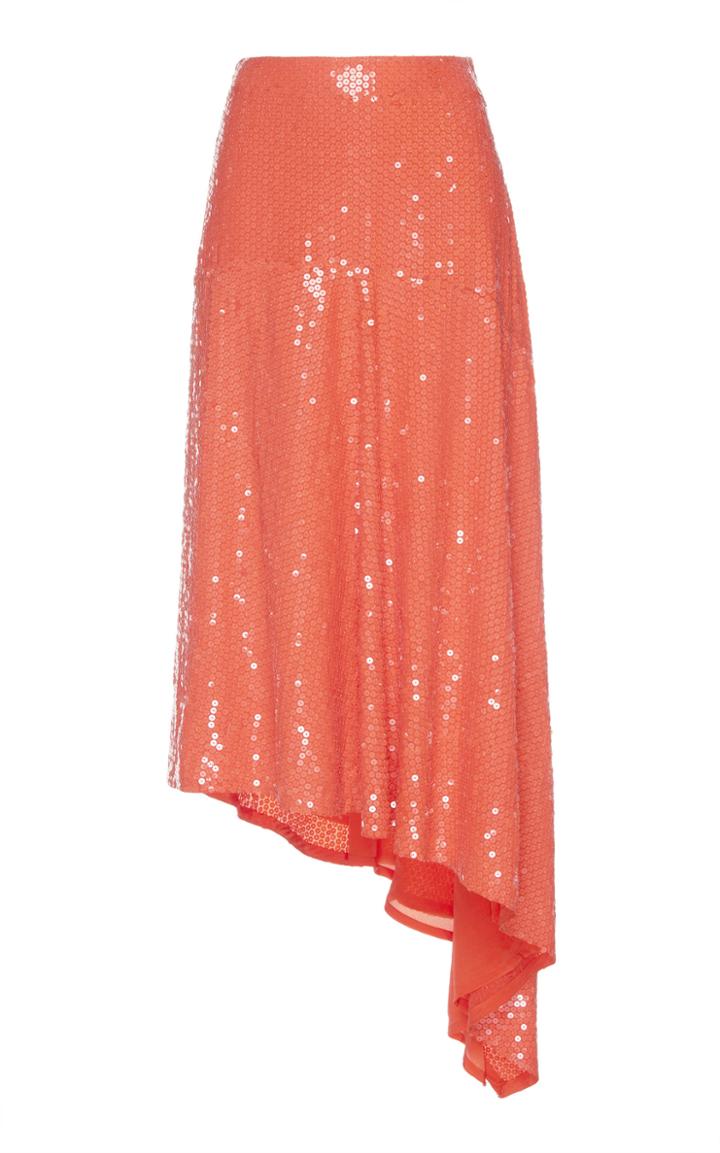 Msgm Sequined Midi Skirt