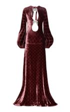 Moda Operandi Raisa Vanessa Cutout Velvet Gown