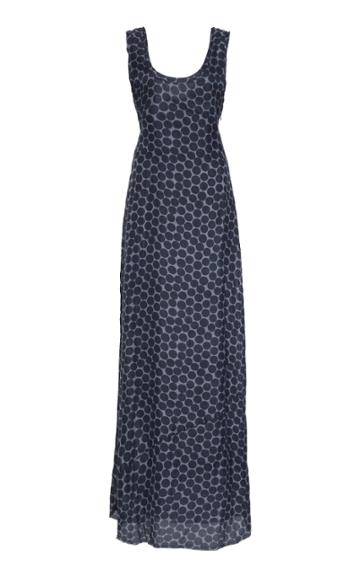 Eywasouls Ava Geometric Silk Dress