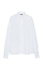 Moda Operandi Dolce & Gabbana Long Sleeve Poplin Shirt