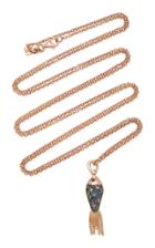 Selim Mouzannar 18k Rose Gold Multi-stone Necklace