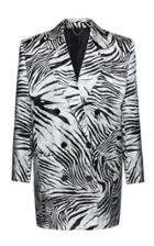 Moda Operandi Magda Butrym Zebra-print Silk Blazer