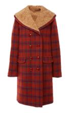 Anna Sui Brushed Tartan Jacket