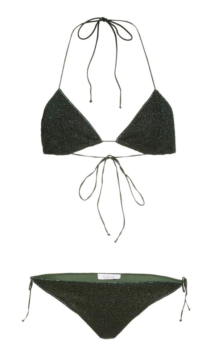 Oseree Lurex Triangle Bikini