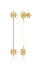 Colette Jewelry Star Drop 18k Yellow-gold Earrings