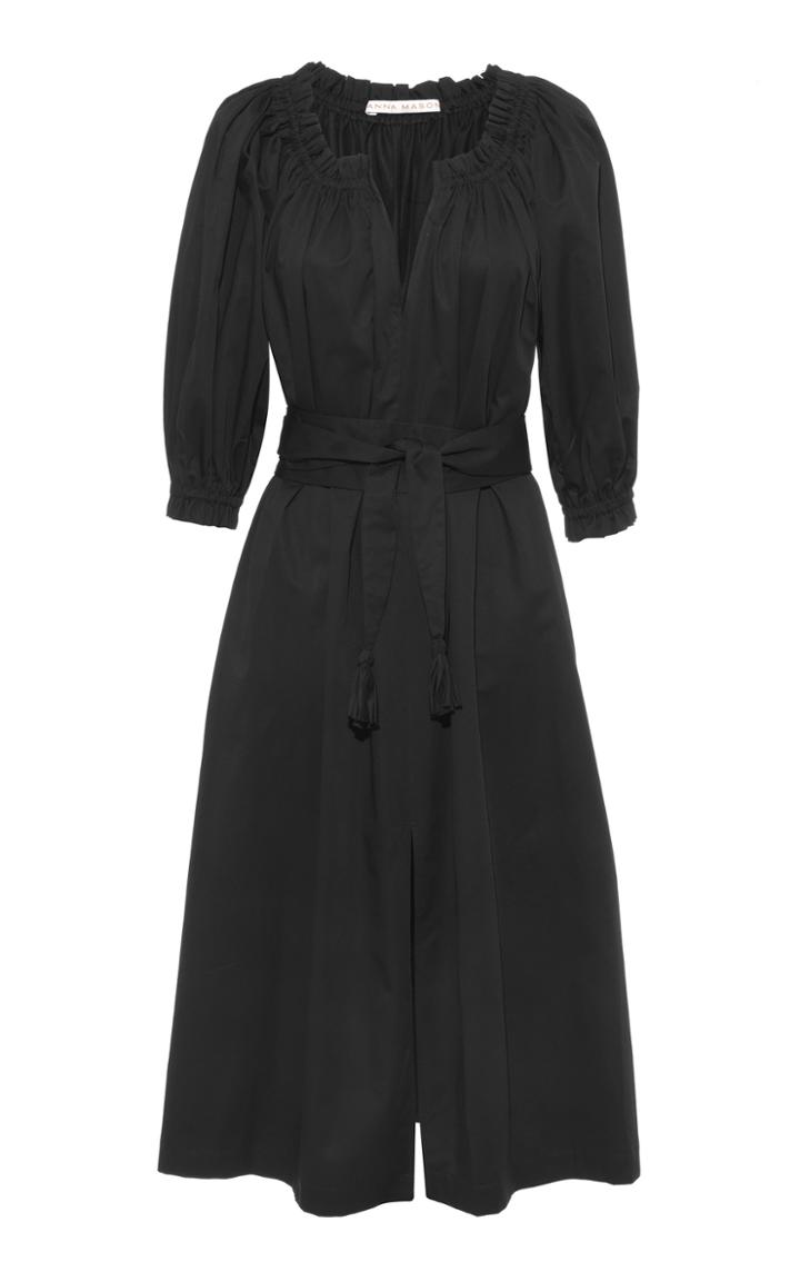 Anna Mason Bardot Belted Midi Dress