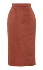 Martin Grant Satin Sheath Pencil Skirt