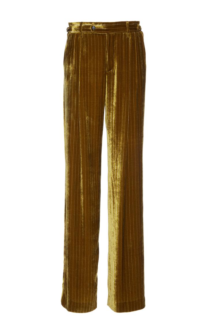Attico Caterina Velvet Trousers
