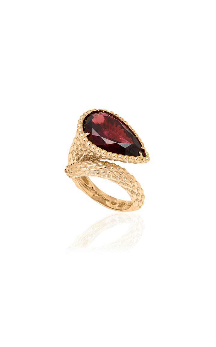 Boucheron Rhodolite Garnet Serpent Boheme Ring
