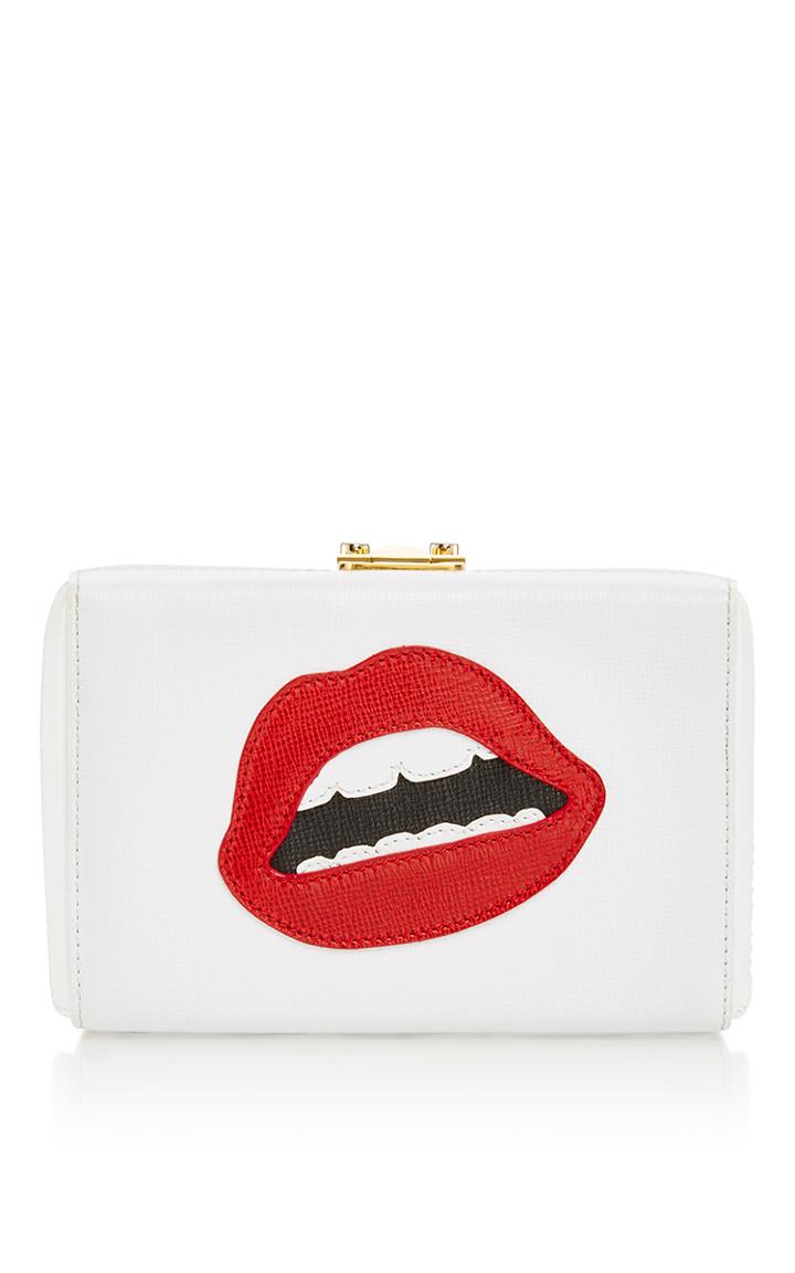 Mark Cross Grace Lips Clutch