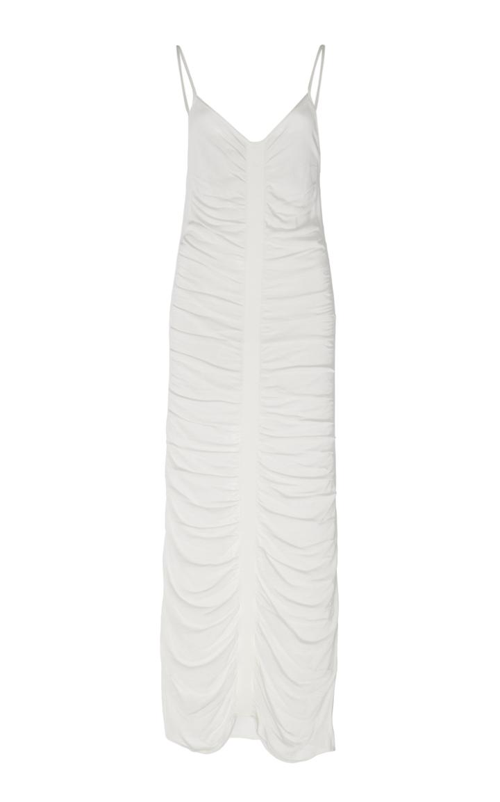 Sir The Label Cata Ruched Jersey Midi Dress