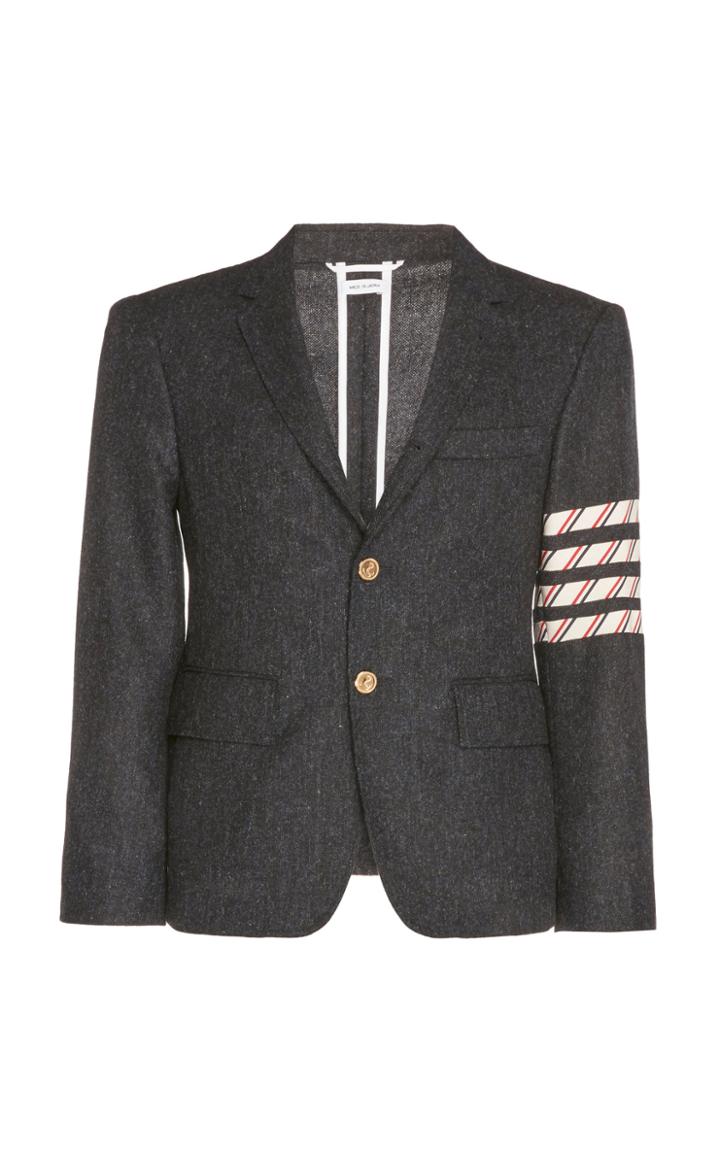 Thom Browne Unconstructed Classic Blazer With 4 Bar
